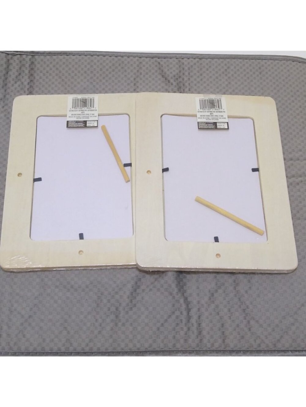 ArtMinds Unfinished Frame 4x6 in. Set of 2 Portrait or Landscape Natural Finish - Picture 2 of 7